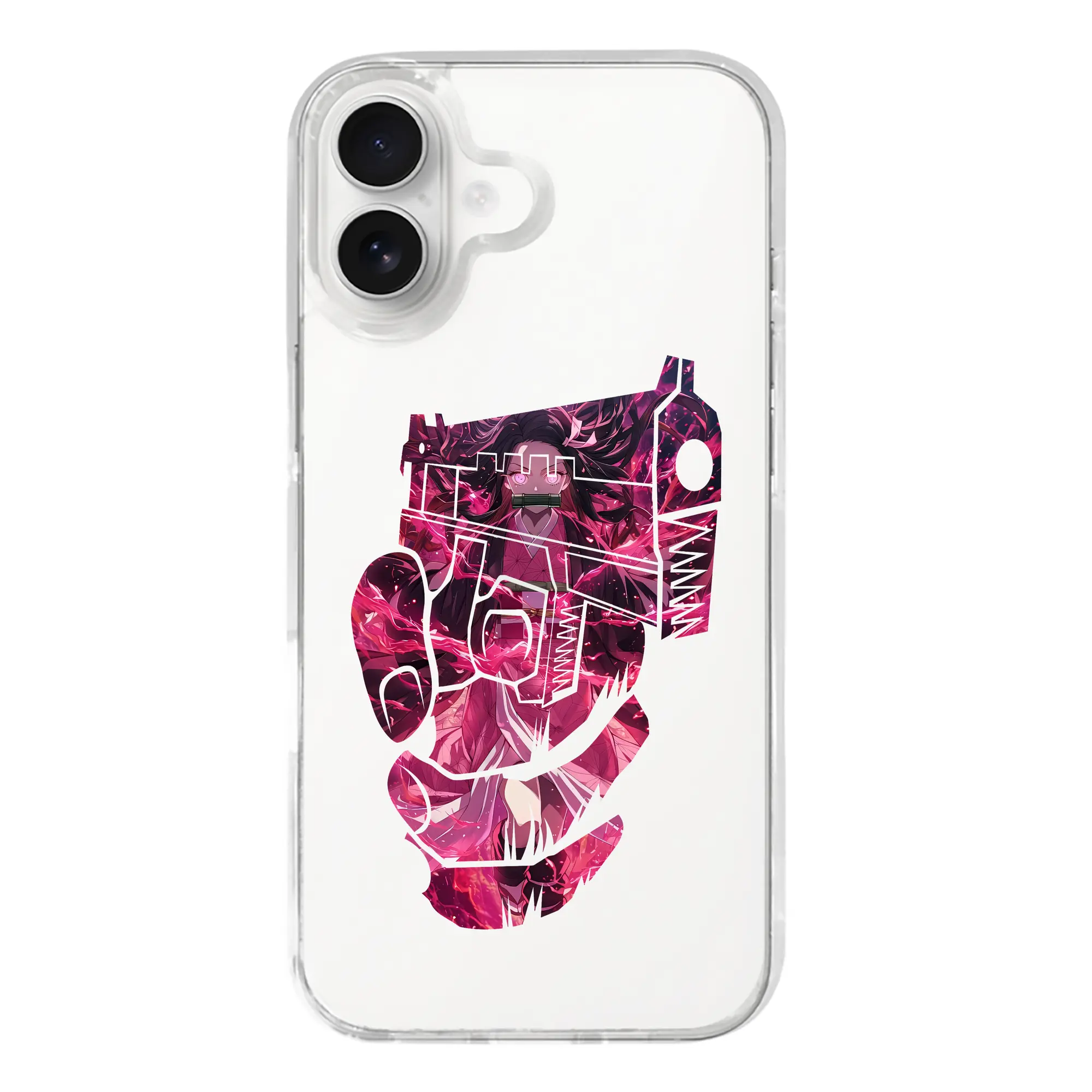 鬼滅の刃 グッズ,竈門 禰豆子 - iPhone 17シリーズ 透明スマホケース – 薄型・耐衝撃・精密フィット保護カバー